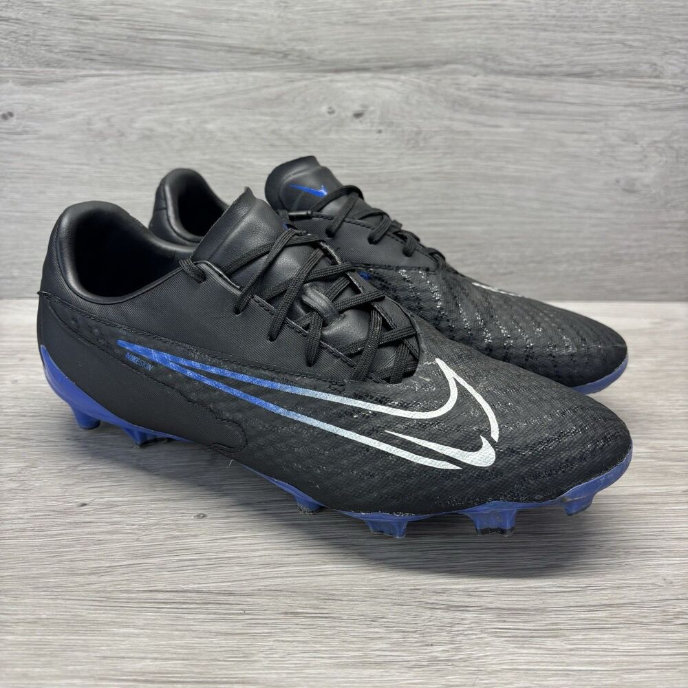 Nike Phantom GX Club FG/MG Soccer Cleats Black Royal DD9473 040 Men's Size 8.5